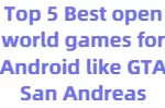 open world games for android